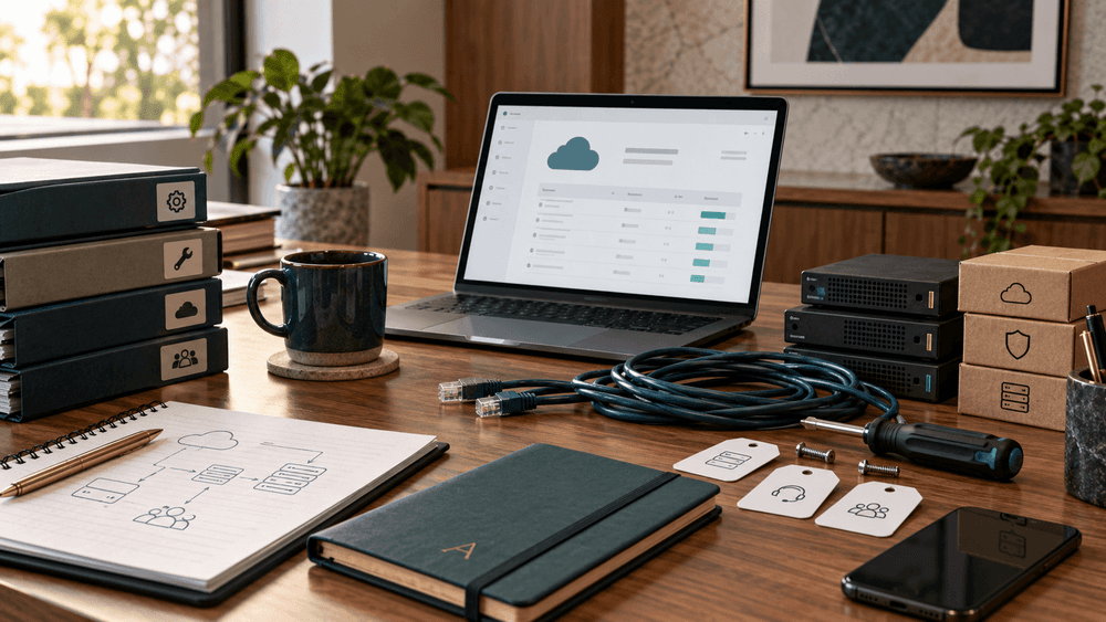Infraestructura, servicios, cableado y operación que una decisión técnica agrega al trabajo cotidiano del equipo